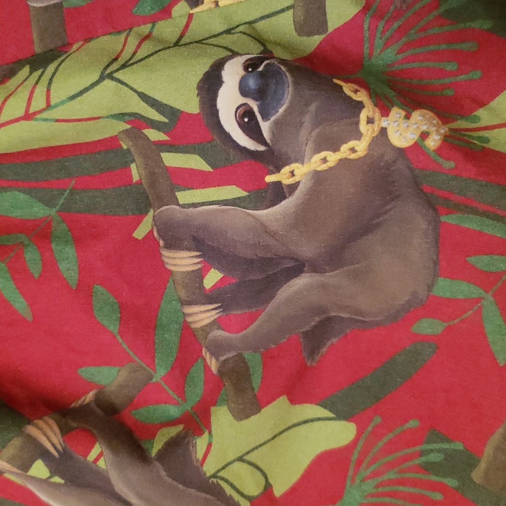 BOA Men's Slothster Print Elite Print Running Shorts - Picture 7 of 14